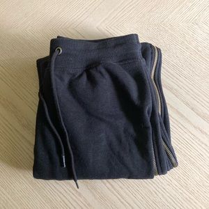 Boohoo baggy side zippered jogger pants